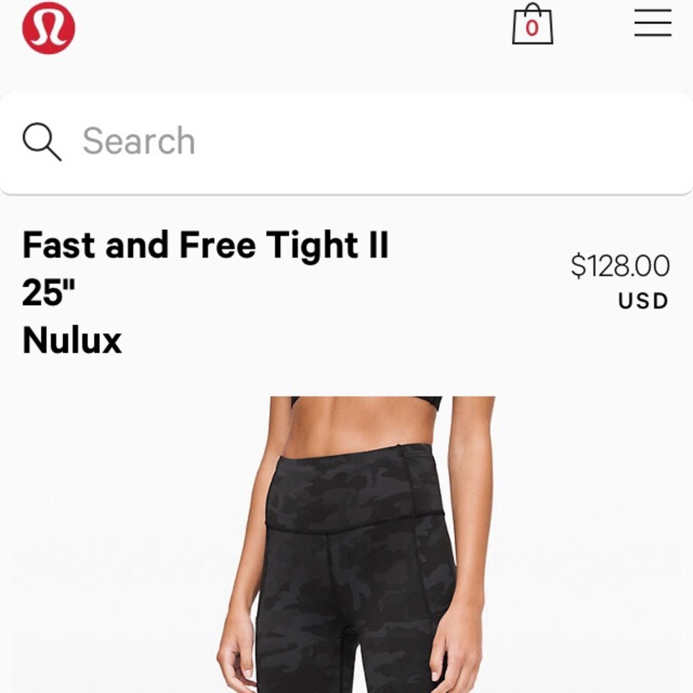 Lulu Lemon Leggings- Size 4